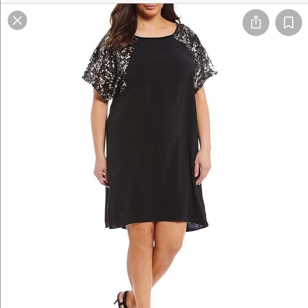 Jones New York Sequin Wedge Dress